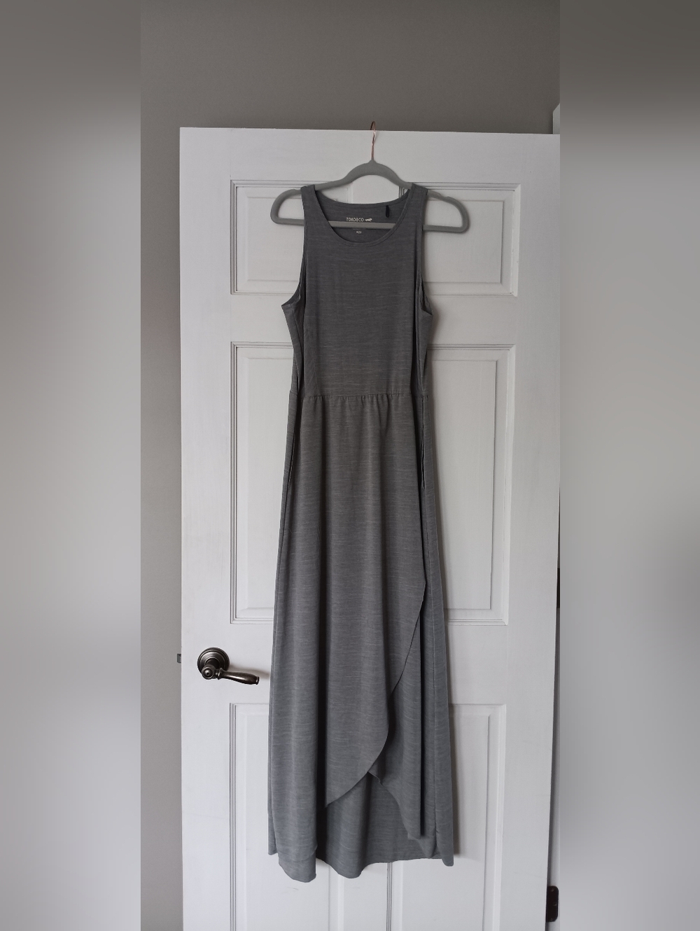 Toad&Co Heather Gray Sunkissed Maxi Dress Small